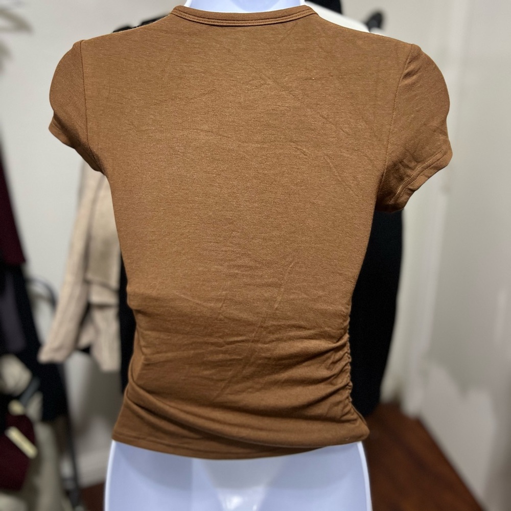OGL Eco-MiyaMoon® Round Neck Short Sleeve Brami Top - Picture 5 of 6